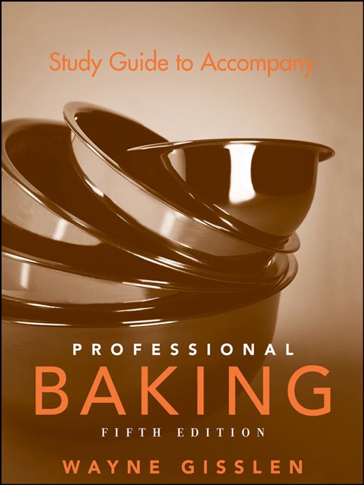 Cover image for Study Guide to Accompany Professional Baking